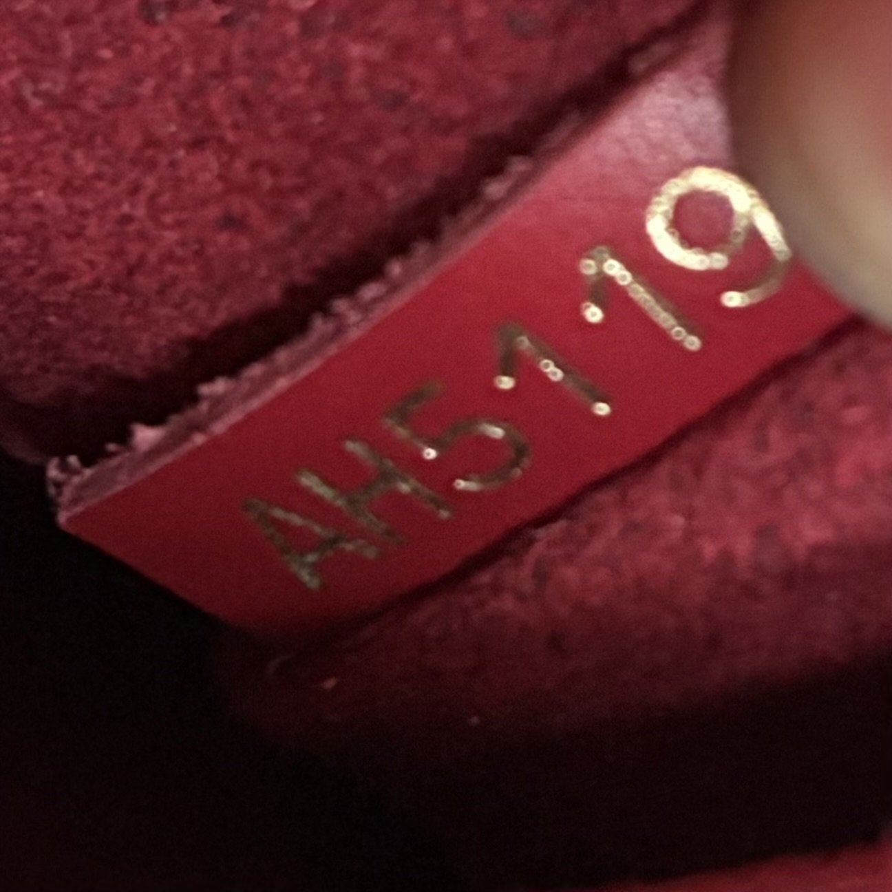 NeoNoé MM Damier Ebene Brown and Red
