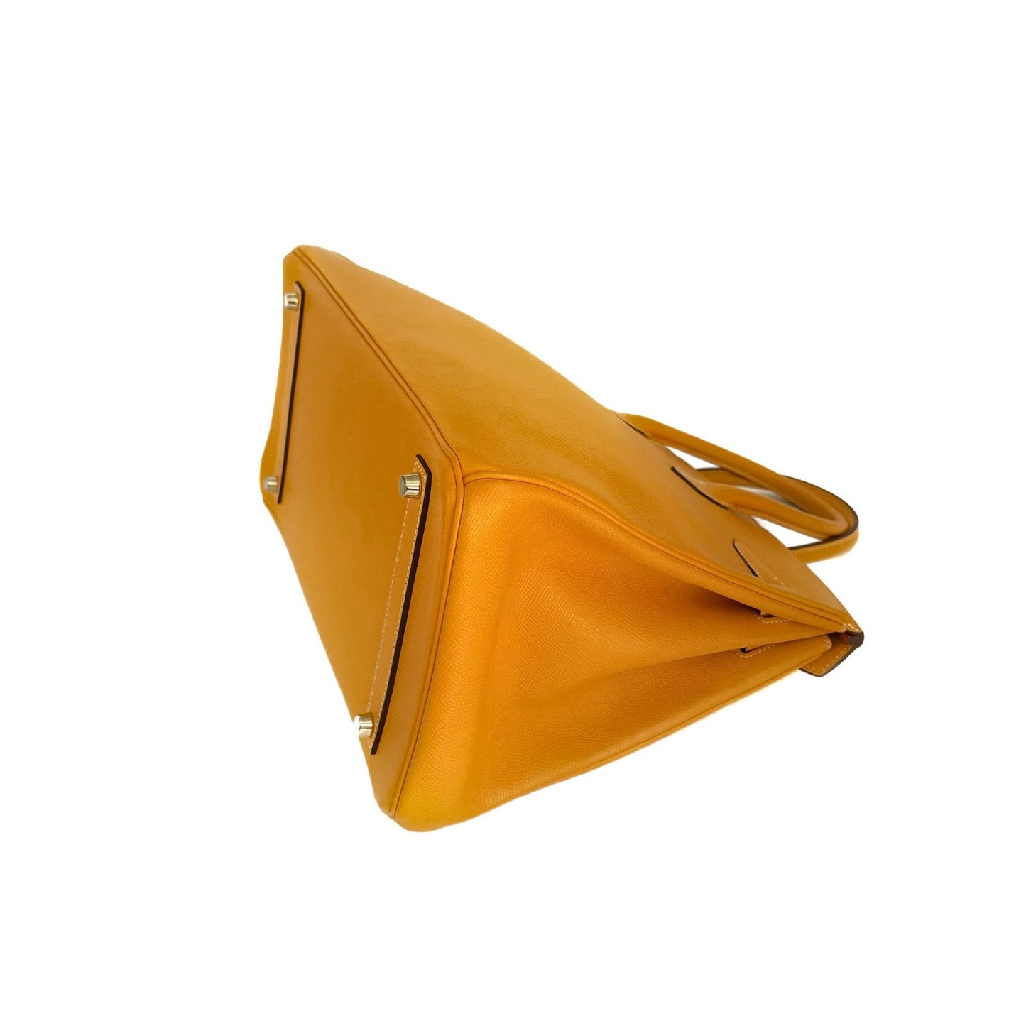 Birkin 35 Jaune Togo Leather Silver Hardware