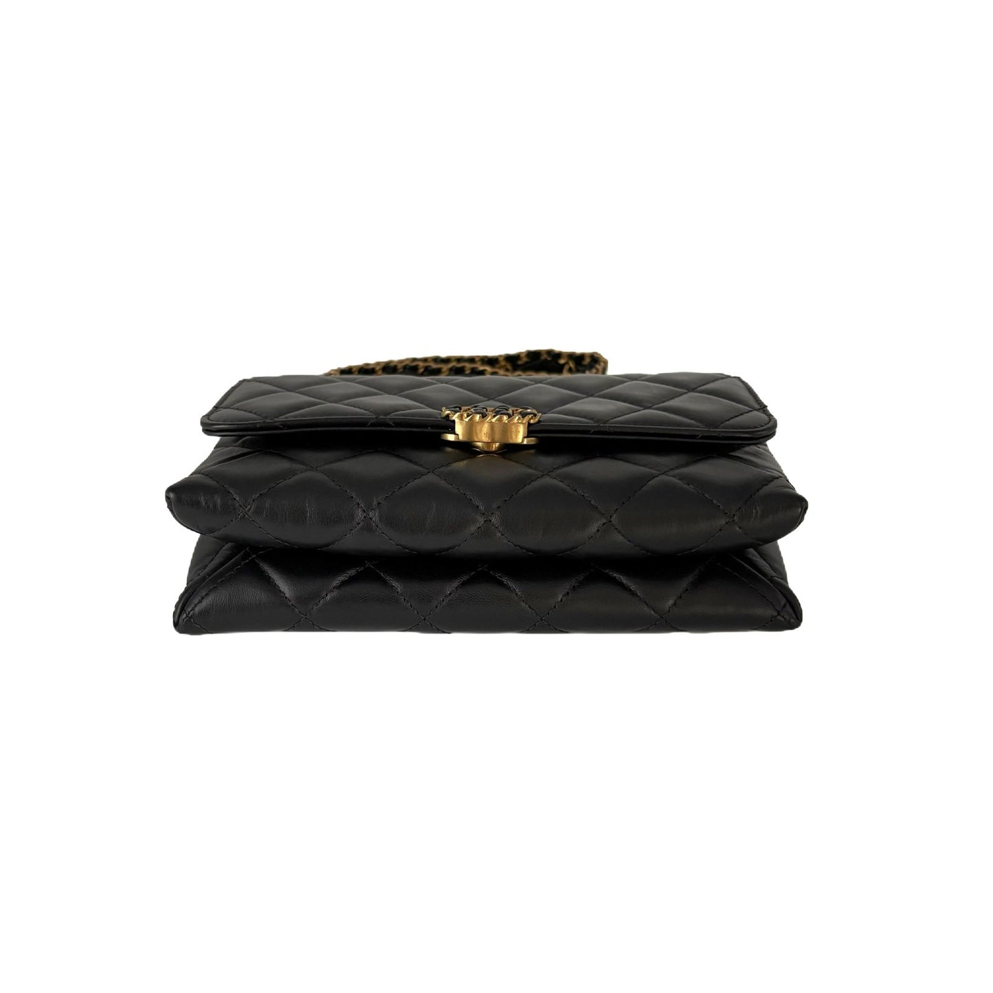 WOC 23K Gold Pin Black