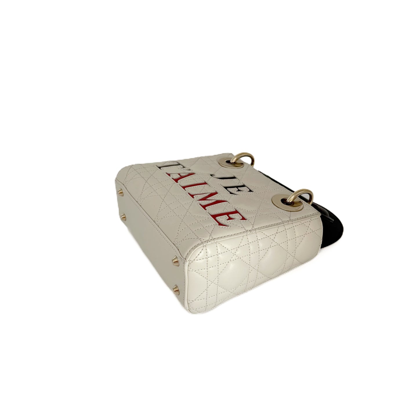 Lady Dior Mini  White/Red