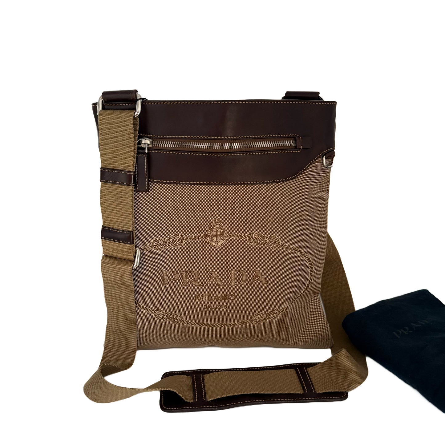 Jacquard Logo Large Camel/Brown