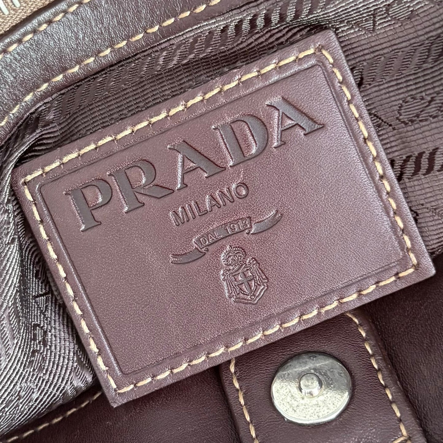 Jacquard Logo Large Camel/Brown