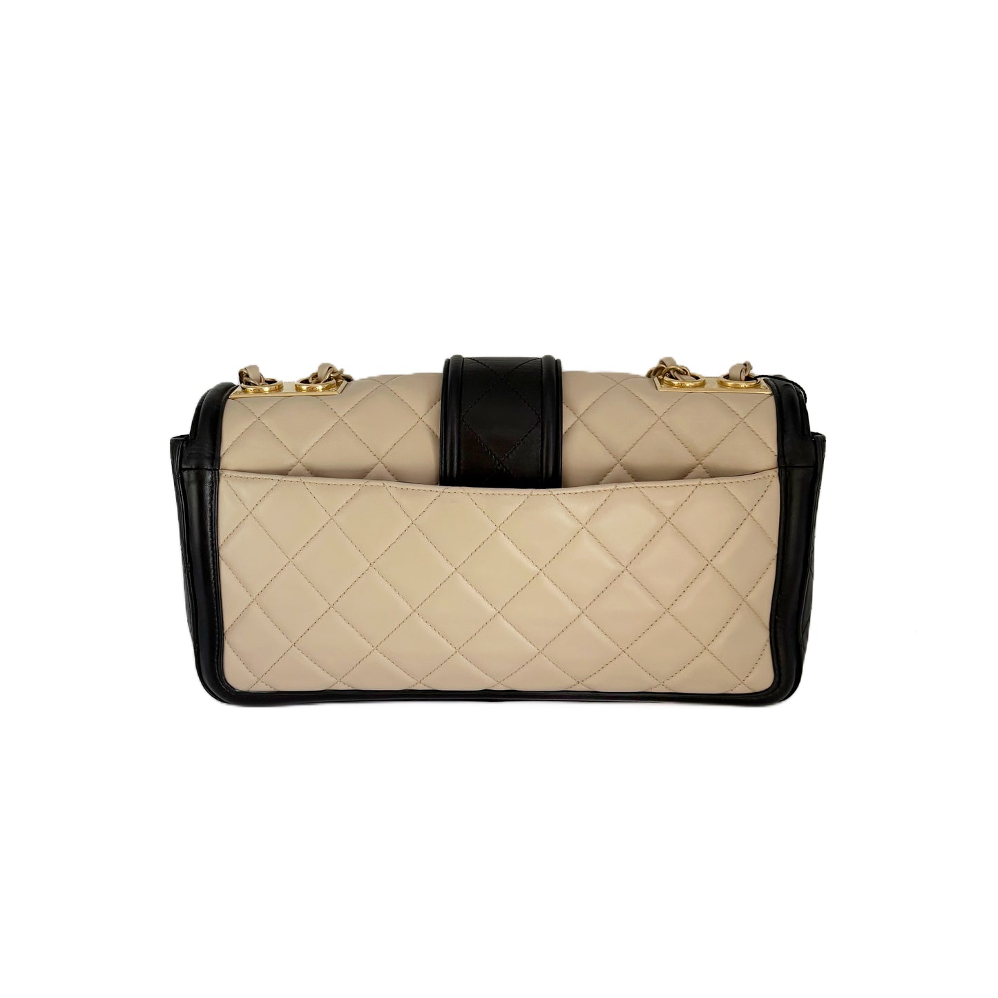 Classic Flap 30 Beige/Black