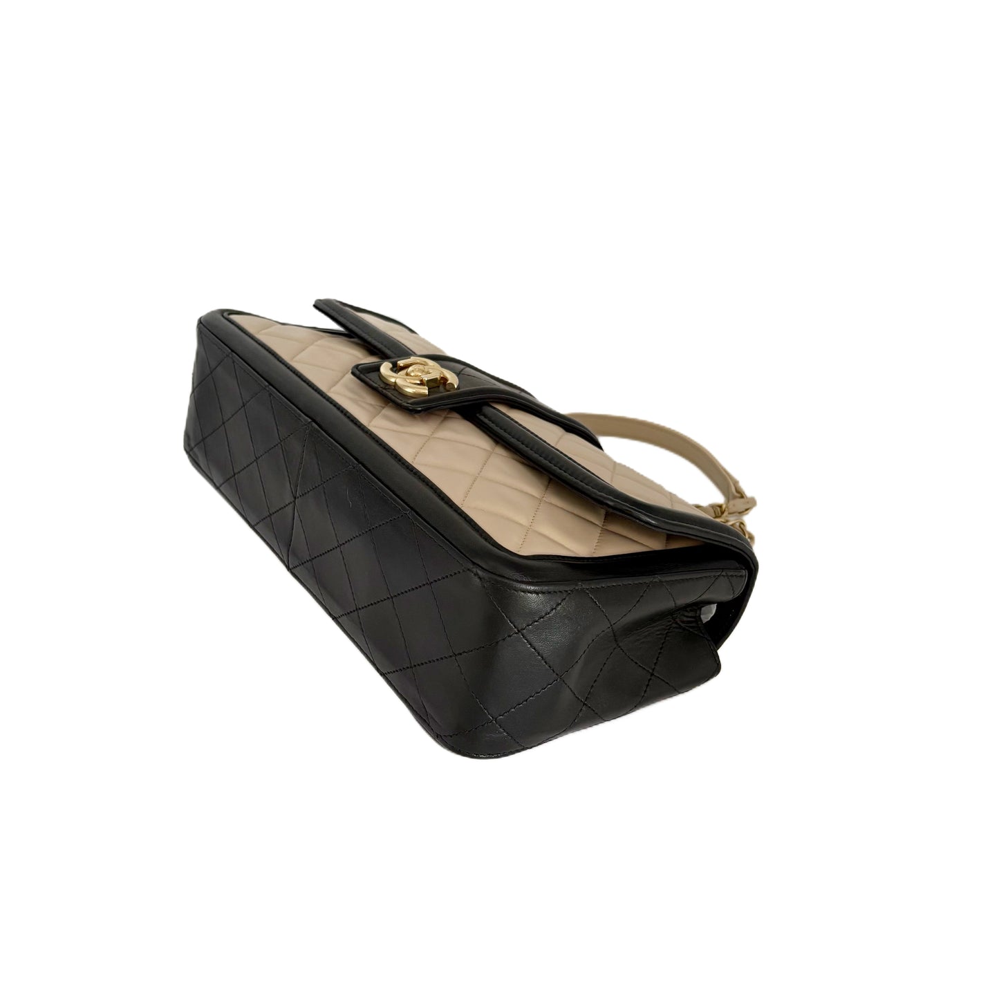 Classic Flap 30 Beige/Black