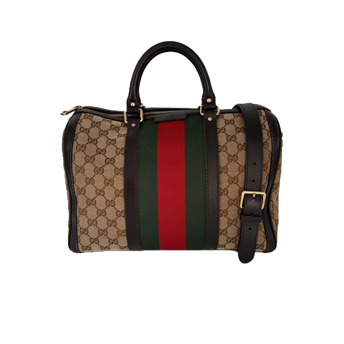 Boston Medium Brown/Red/Green