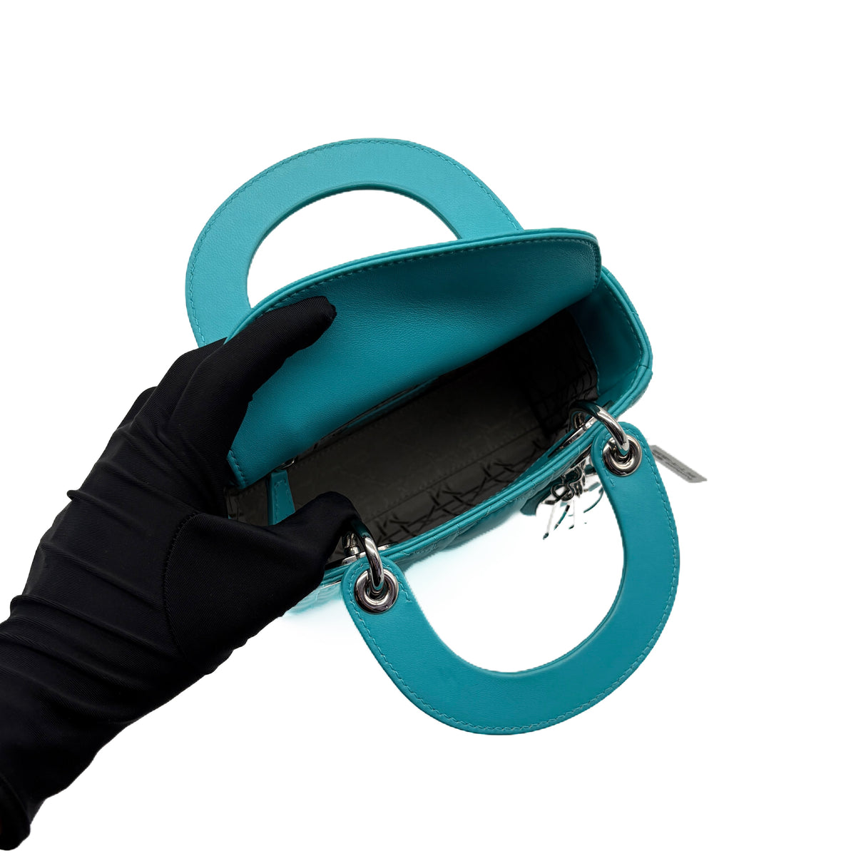 Lady Dior Mini Lake Blue