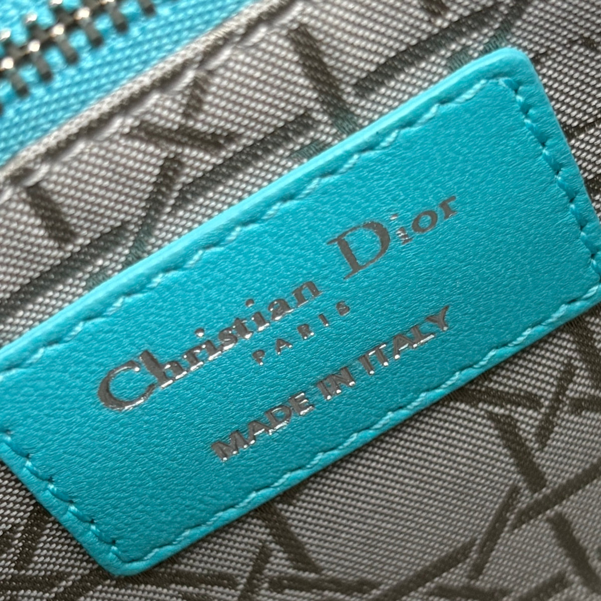 Lady Dior Mini Lake Blue