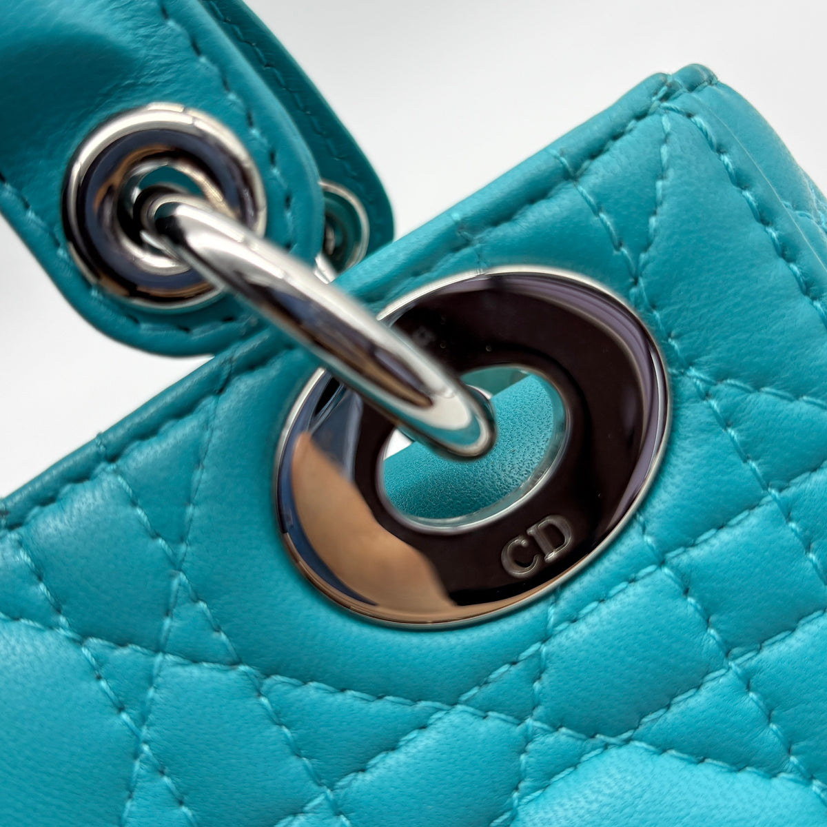 Lady Dior Mini Lake Blue