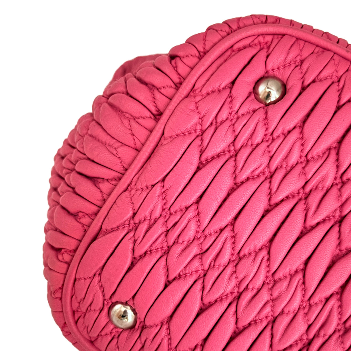 Matelassé Handbag Pink