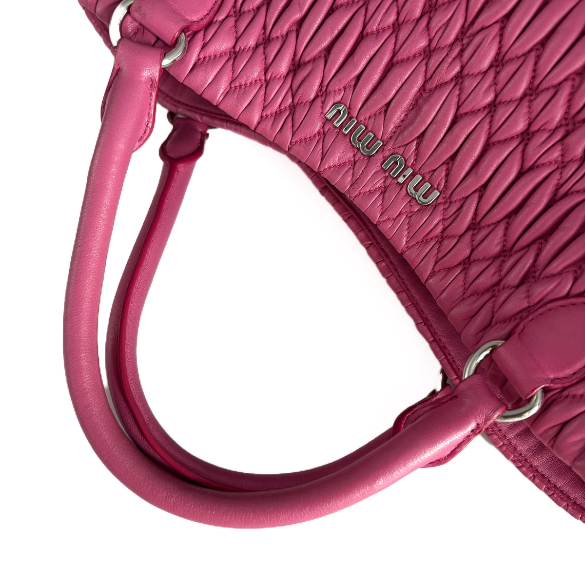 Matelassé Handbag Pink