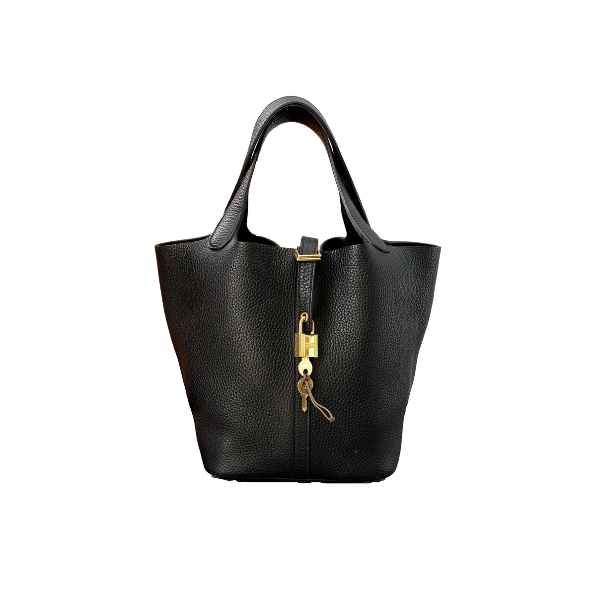 Black Hermes Picotin 22 — actual item, front view