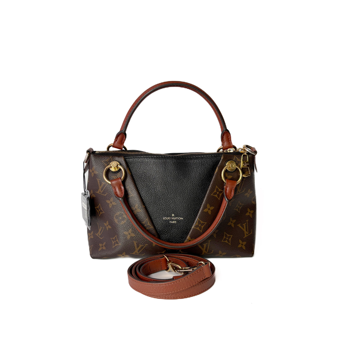 V Tote BB Brown/Black