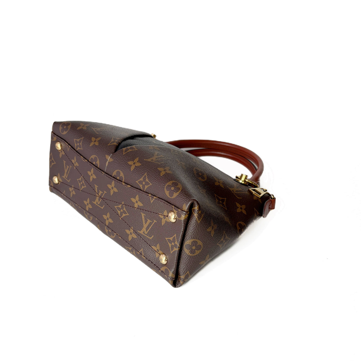 V Tote BB Brown/Black