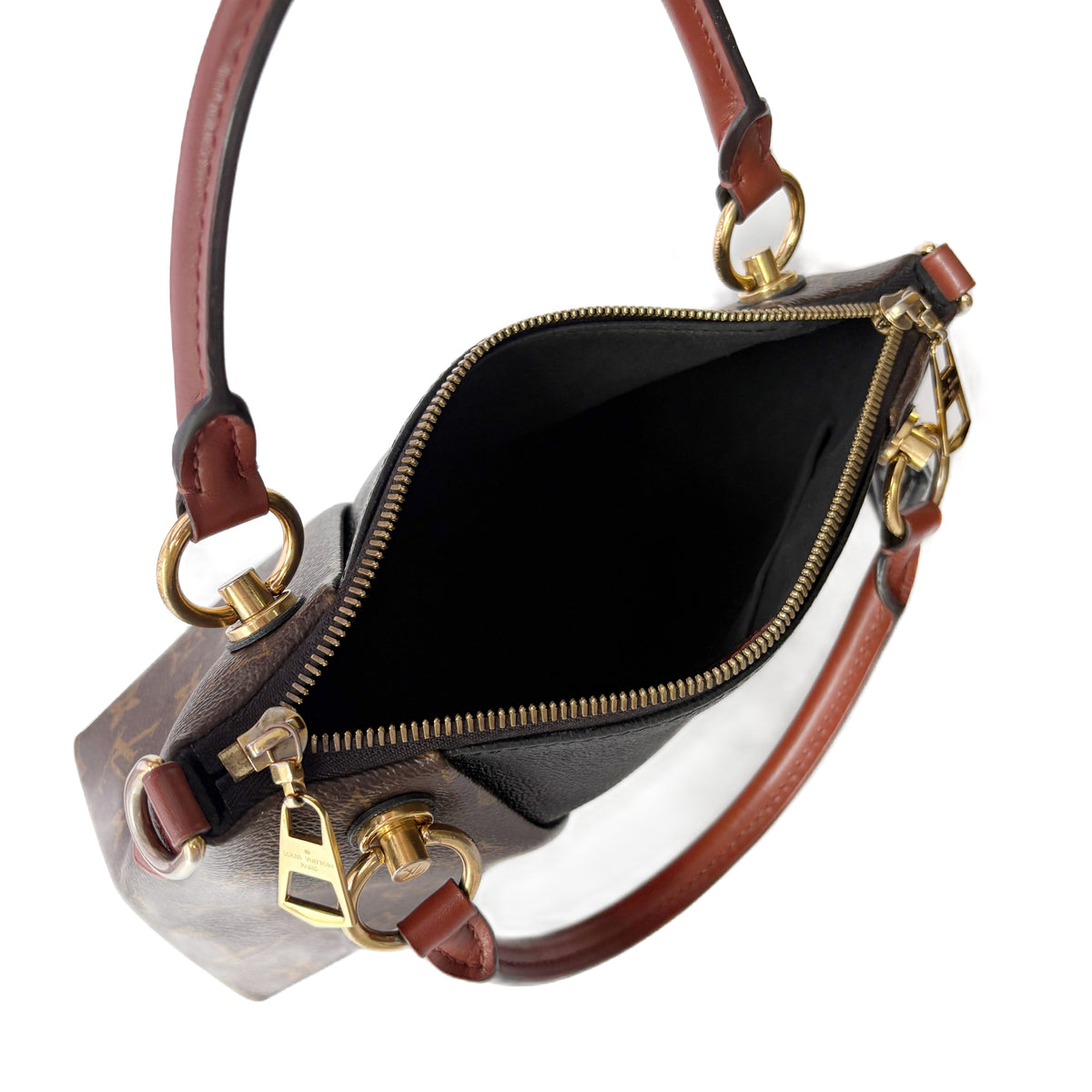 V Tote BB Brown/Black