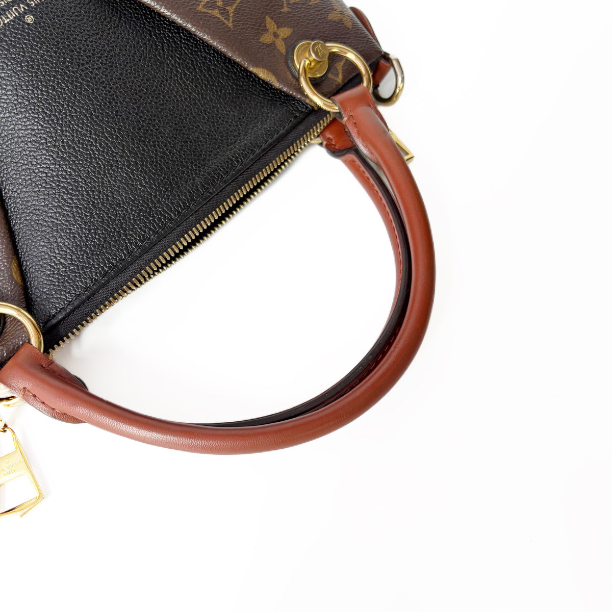 V Tote BB Brown/Black