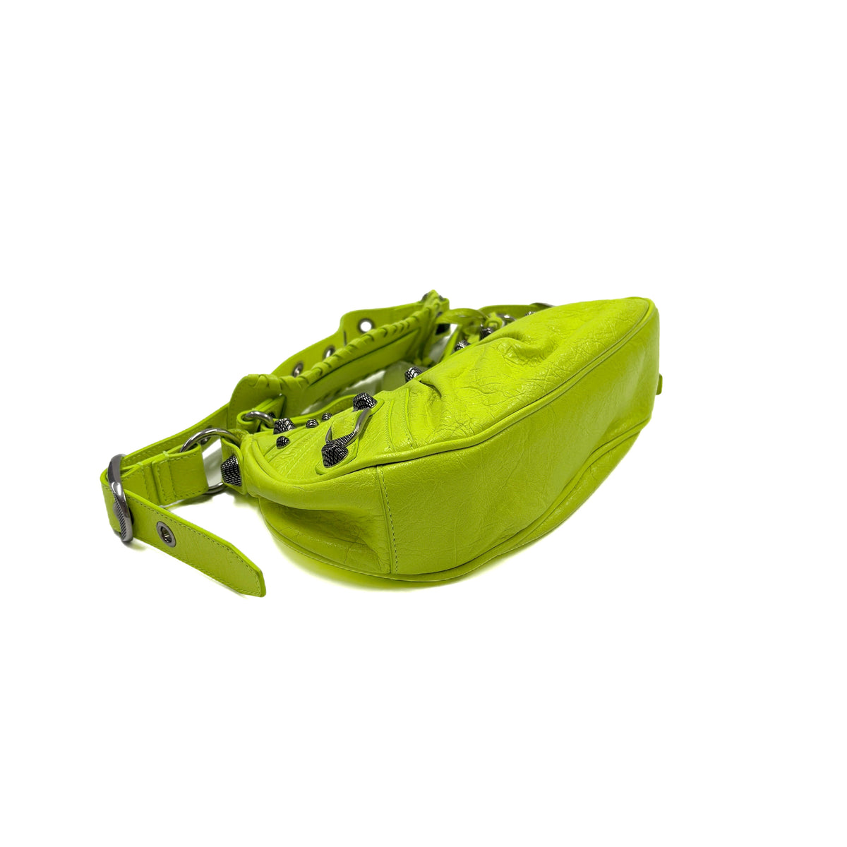 Balenciaga Le Cagole XS Shoulder Bag Neon Green