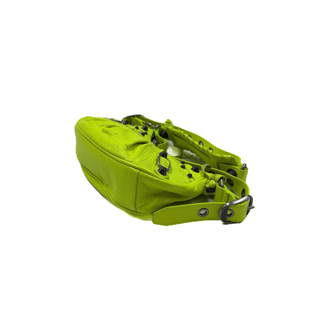 Balenciaga Le Cagole XS Shoulder Bag Neon Green