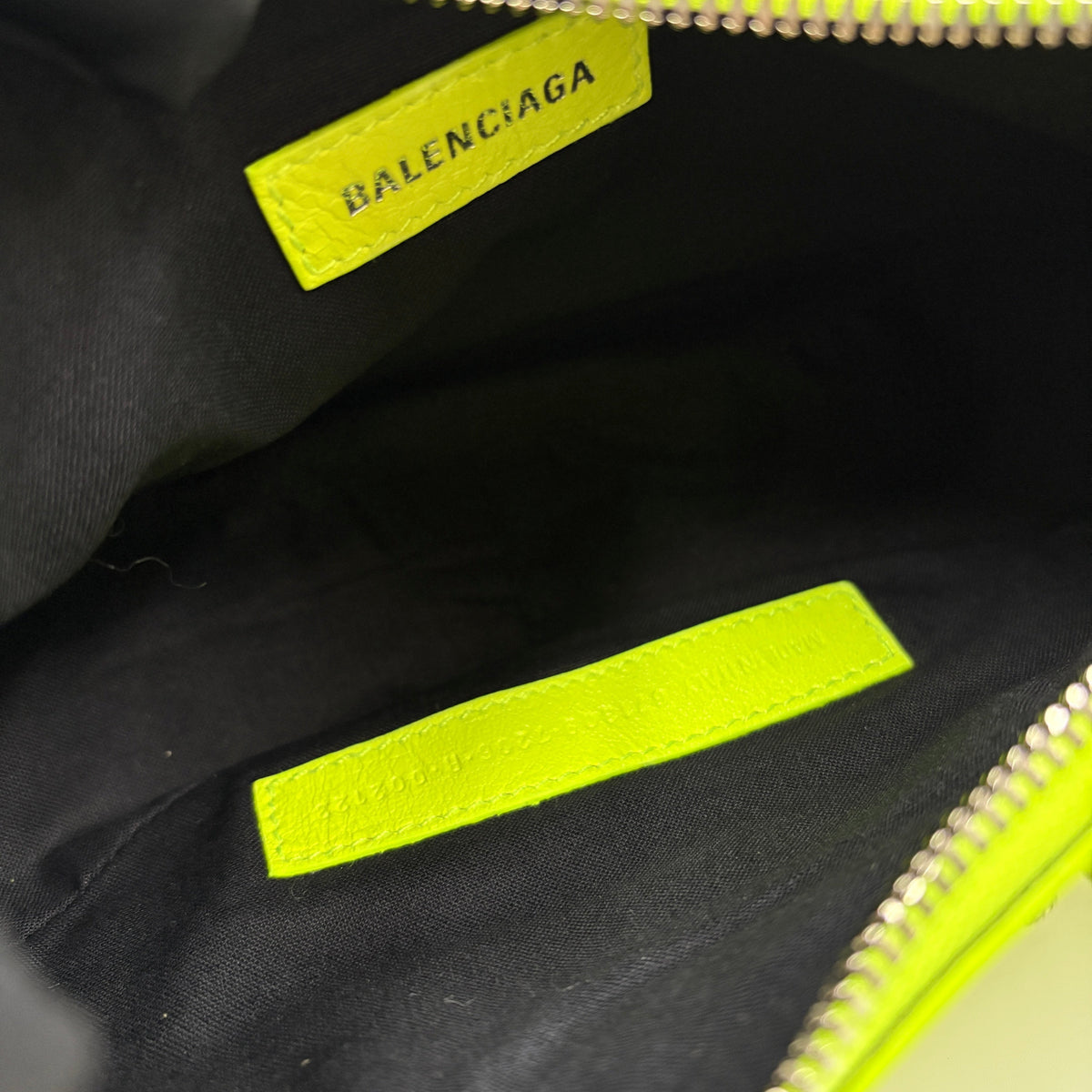 Balenciaga Le Cagole XS Shoulder Bag Neon Green