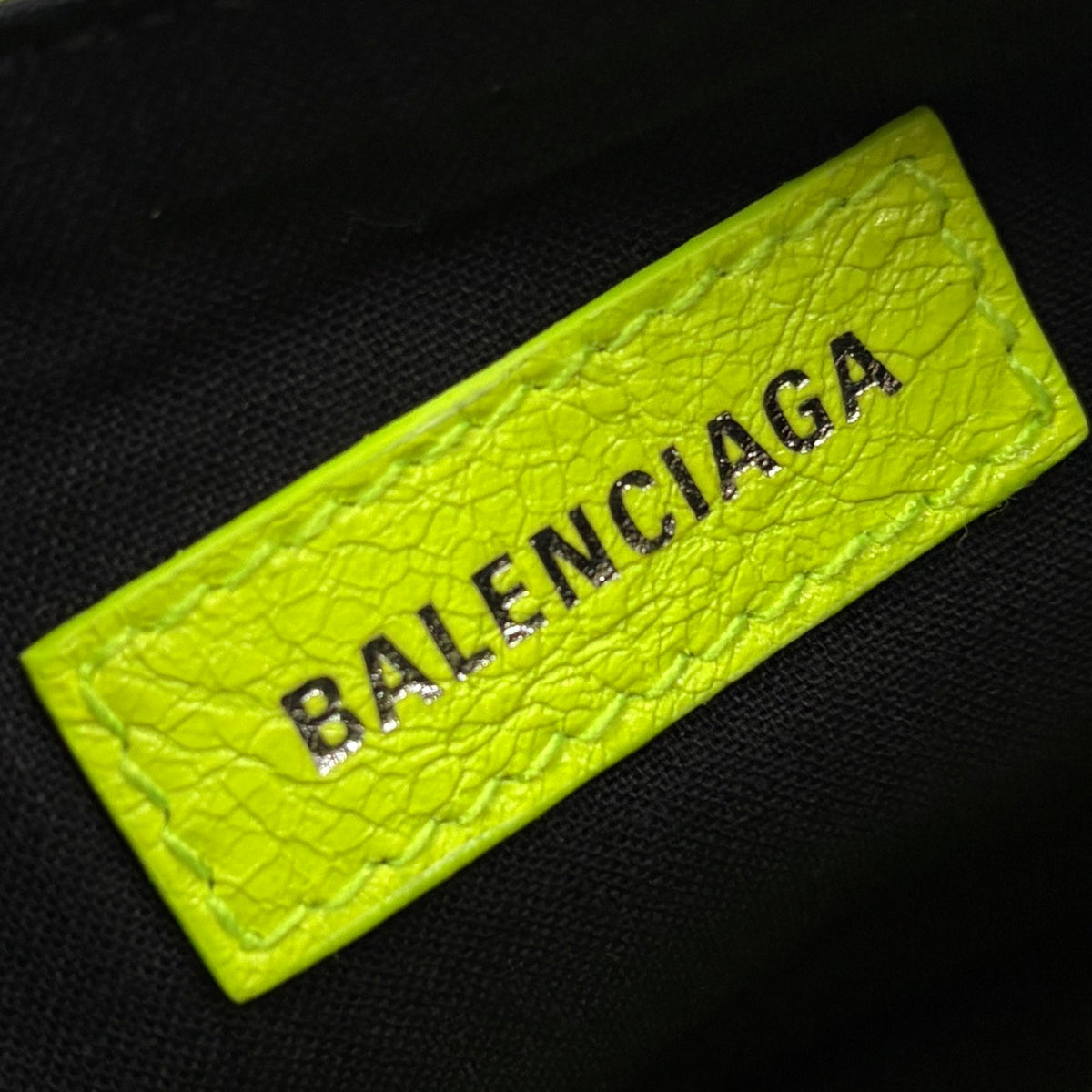 Balenciaga Le Cagole XS Shoulder Bag Neon Green