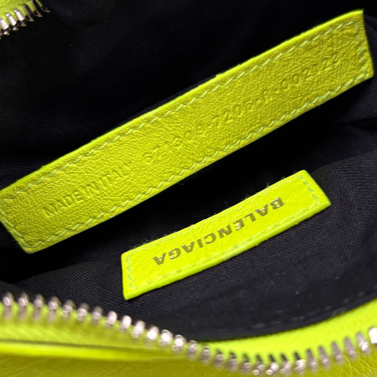Balenciaga Le Cagole XS Shoulder Bag Neon Green