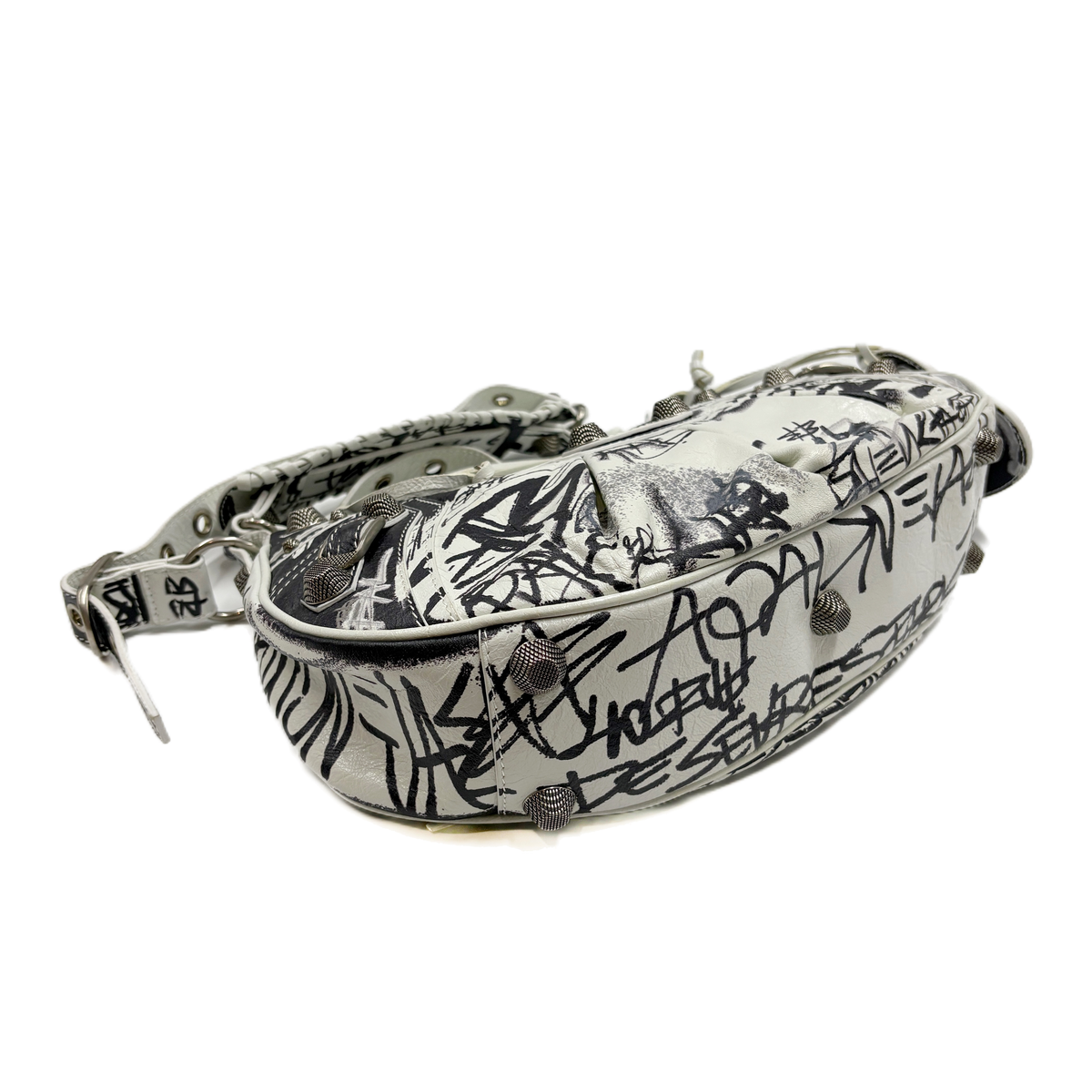 Motorcycle Bag Black and White