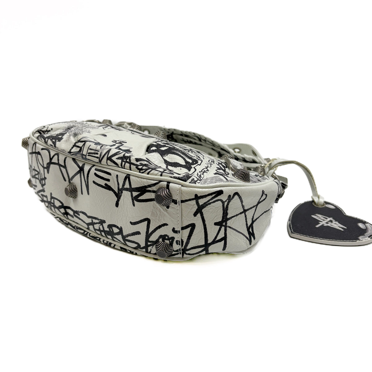 Motorcycle Bag Black and White