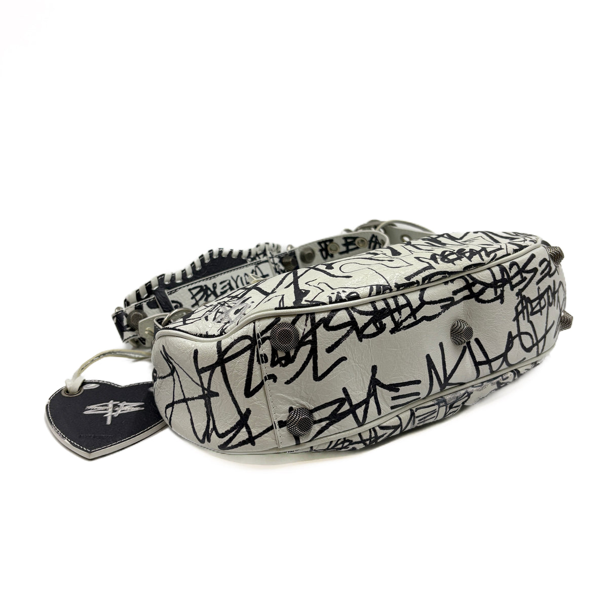 Motorcycle Bag Black and White