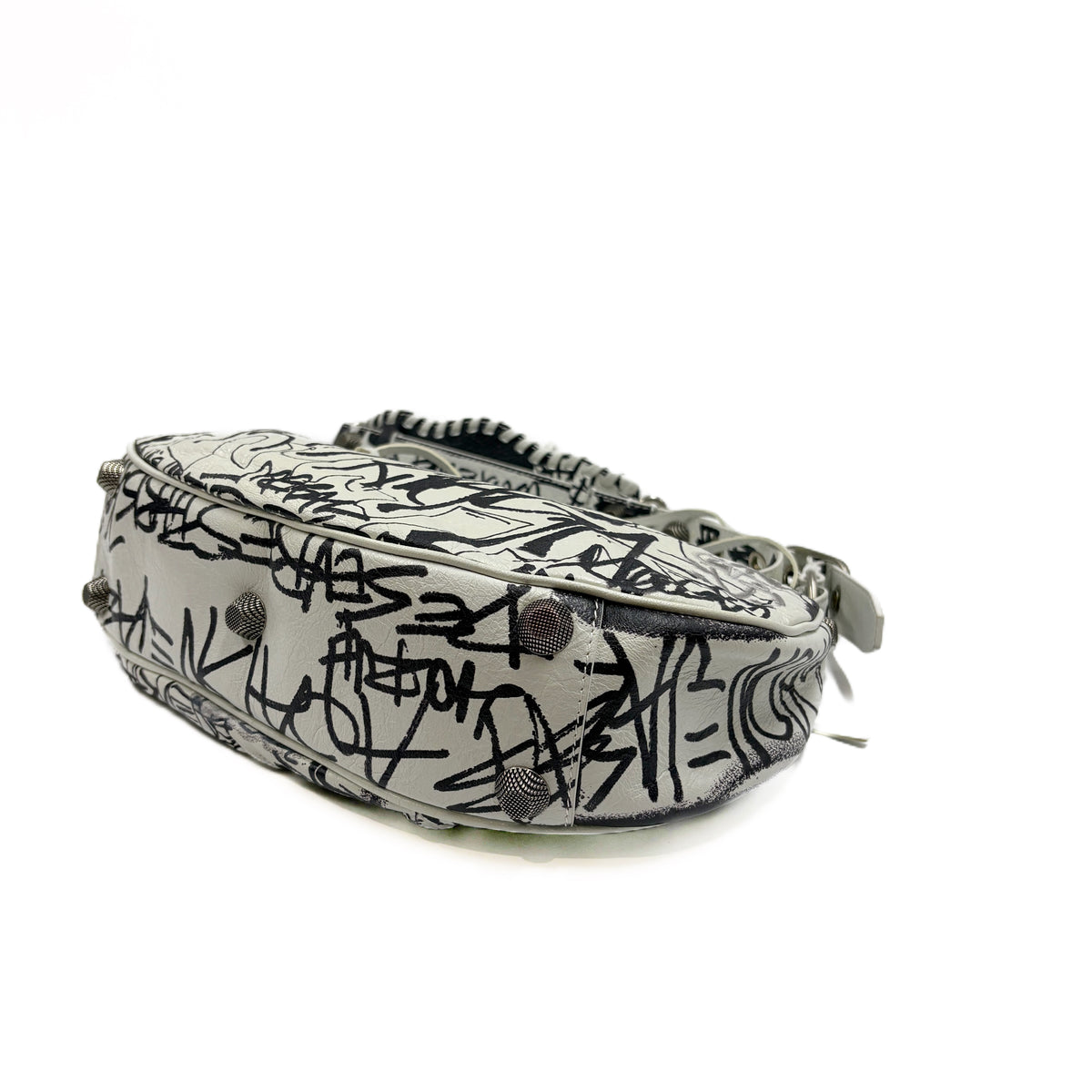 Motorcycle Bag Black and White