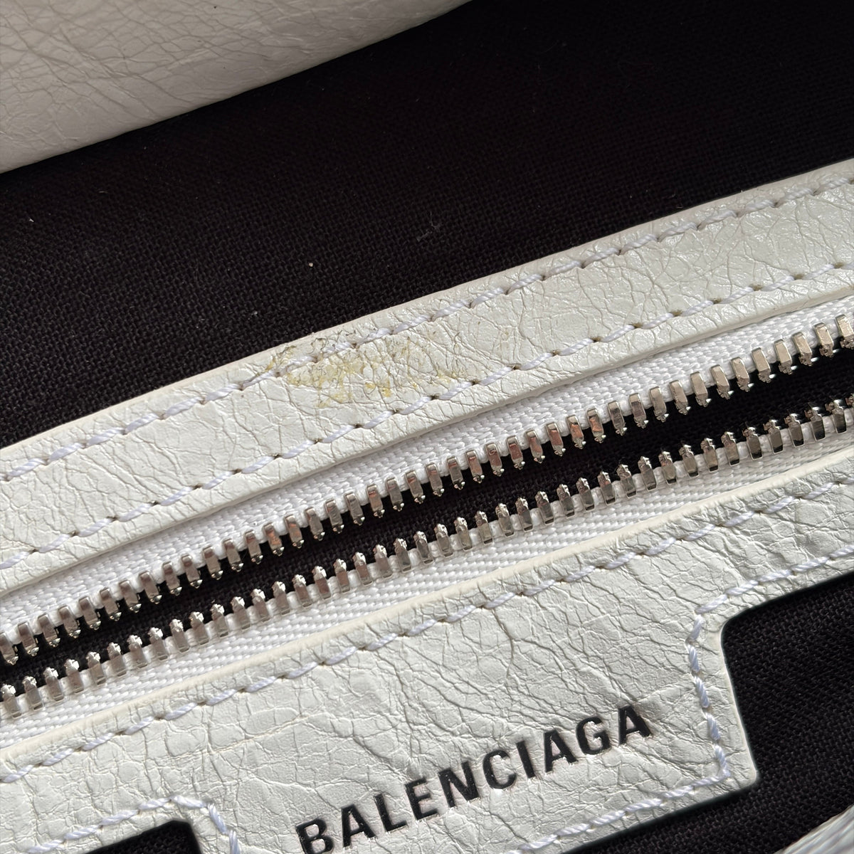 Balenciaga Neo Cagole XS Graffiti White and Black