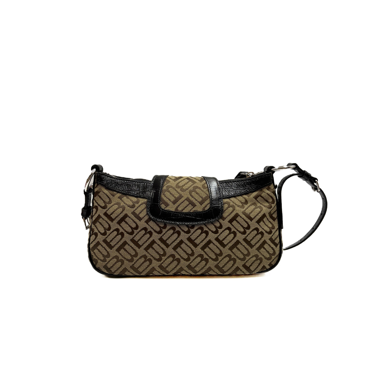 Essex Small Embossed Brown and Black