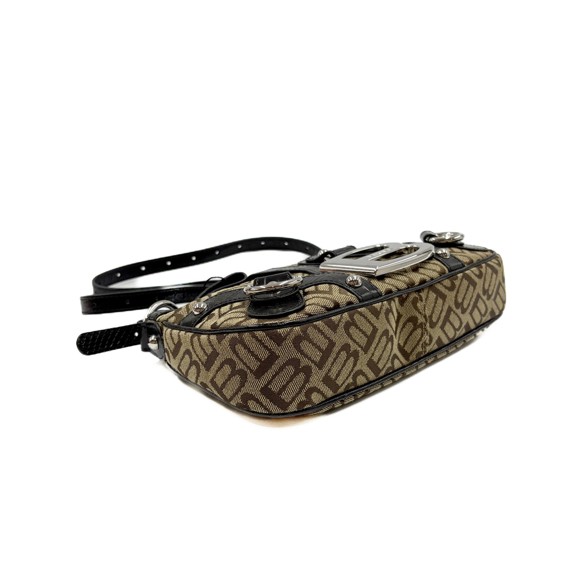 Essex Small Embossed Brown and Black