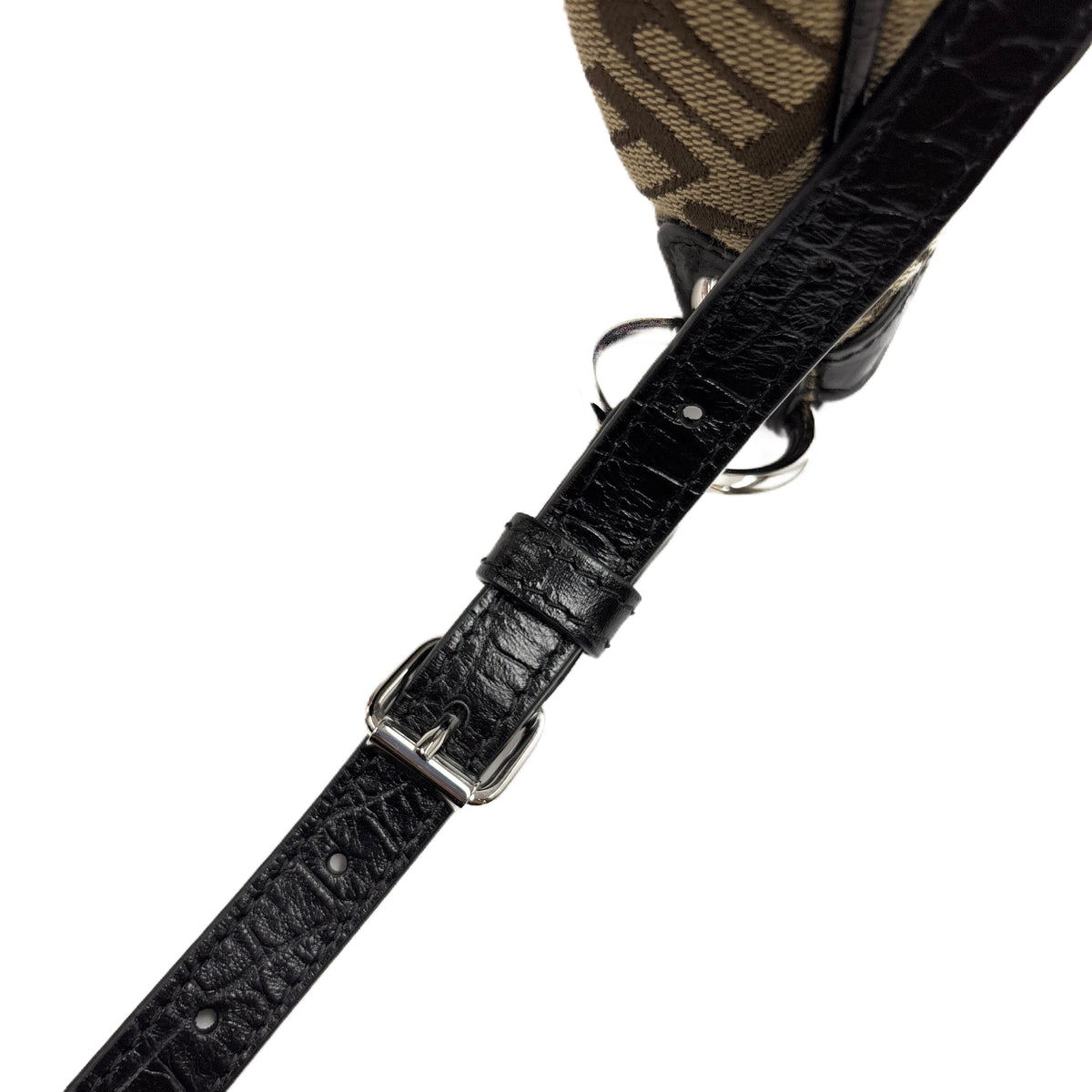 Essex Small Embossed Brown and Black