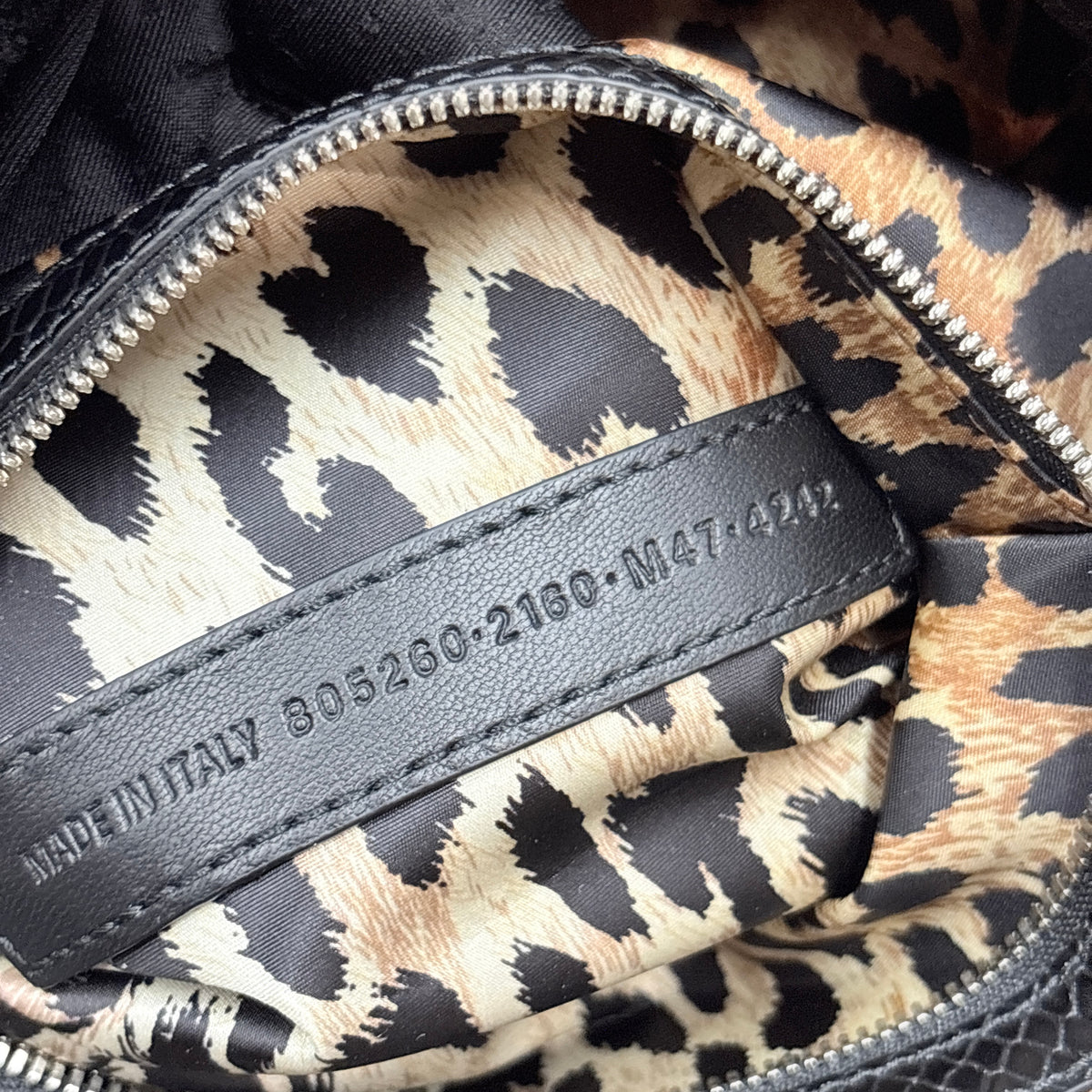 Essex Small Embossed Brown and Black