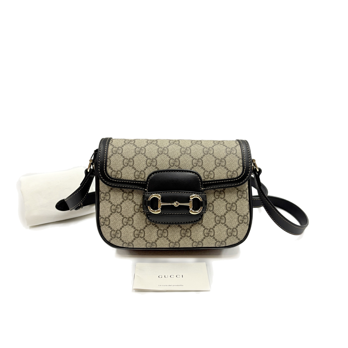 Horsebit 1955 Small Beige Brown and Black