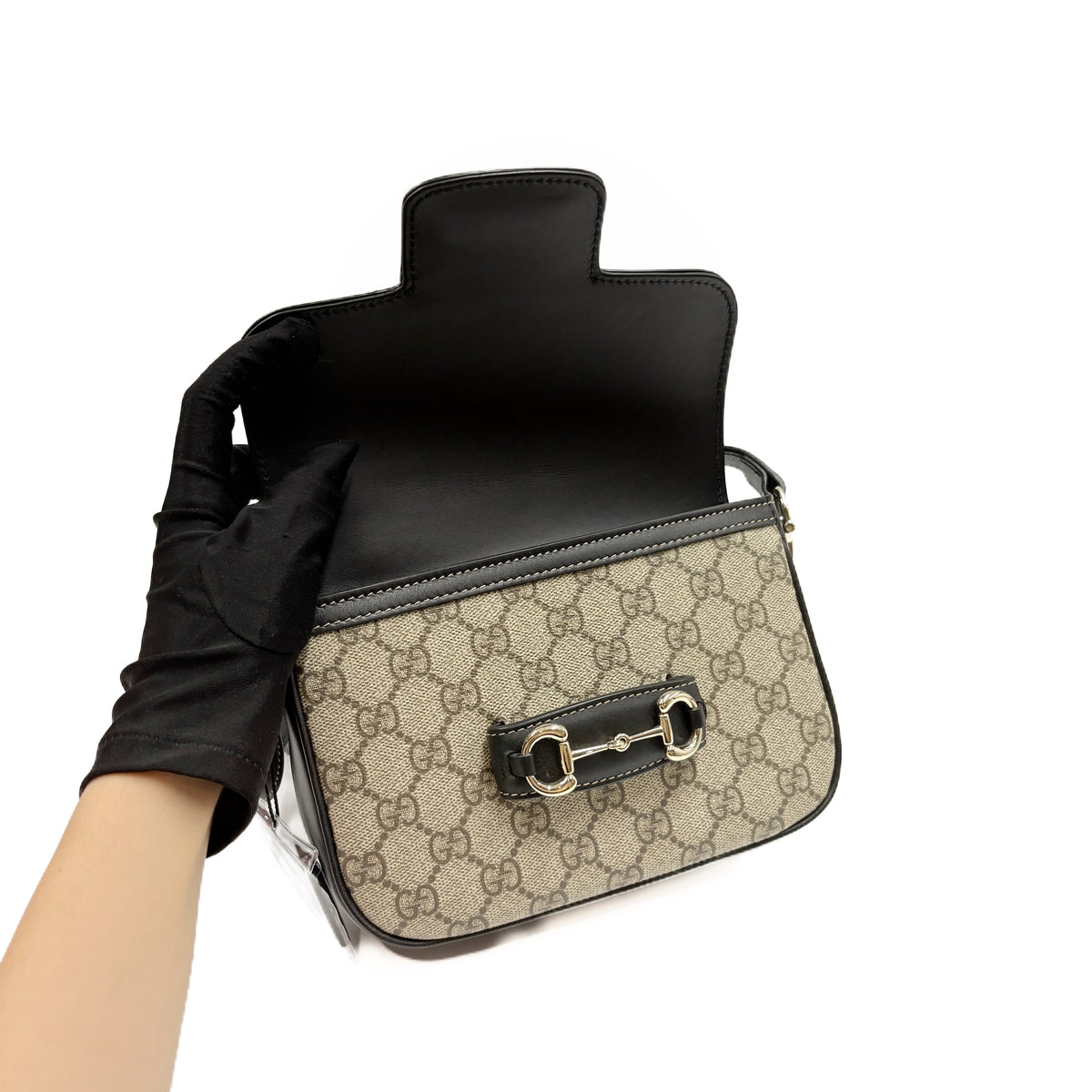 Horsebit 1955 Small Beige Brown and Black