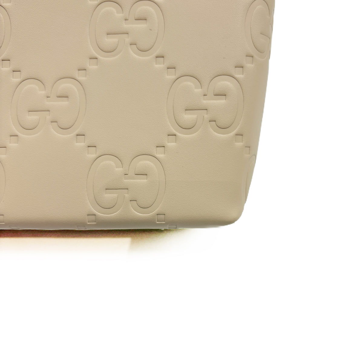 GG Embossed Super Mini Light Beige