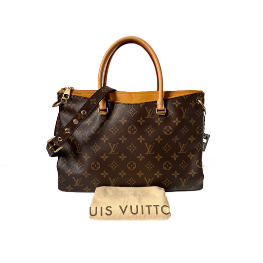 Pallas Medium Monogram Brown and Yellow