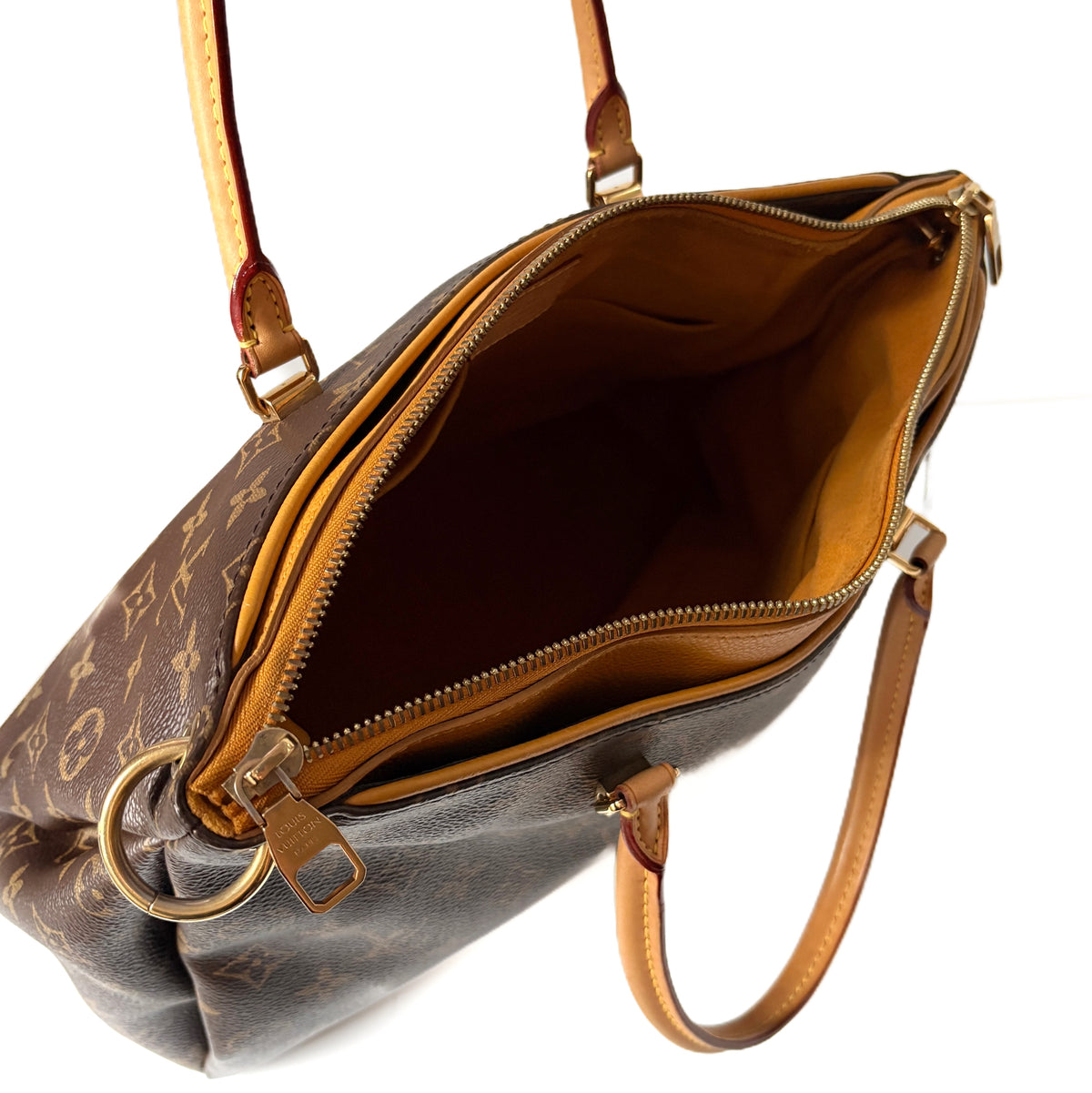 Pallas Medium Monogram Brown and Yellow