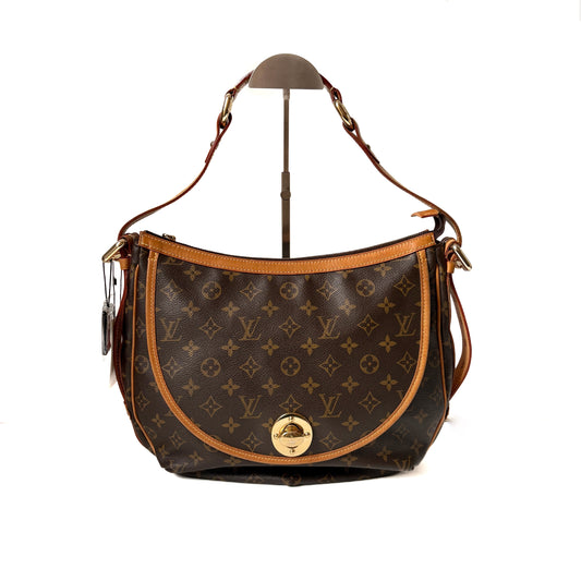 Tulum Large Monogram Brown