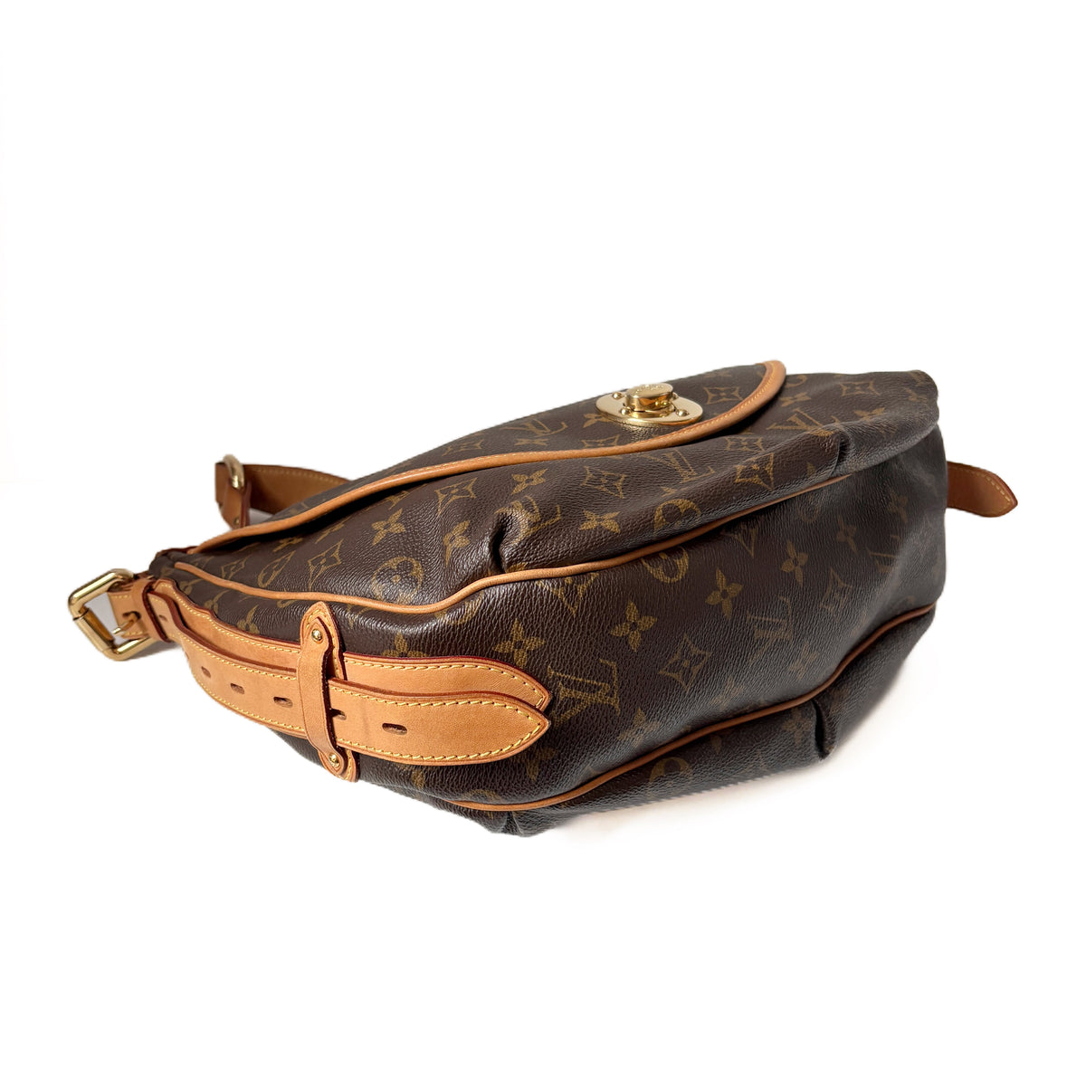 Tulum Large Monogram Brown