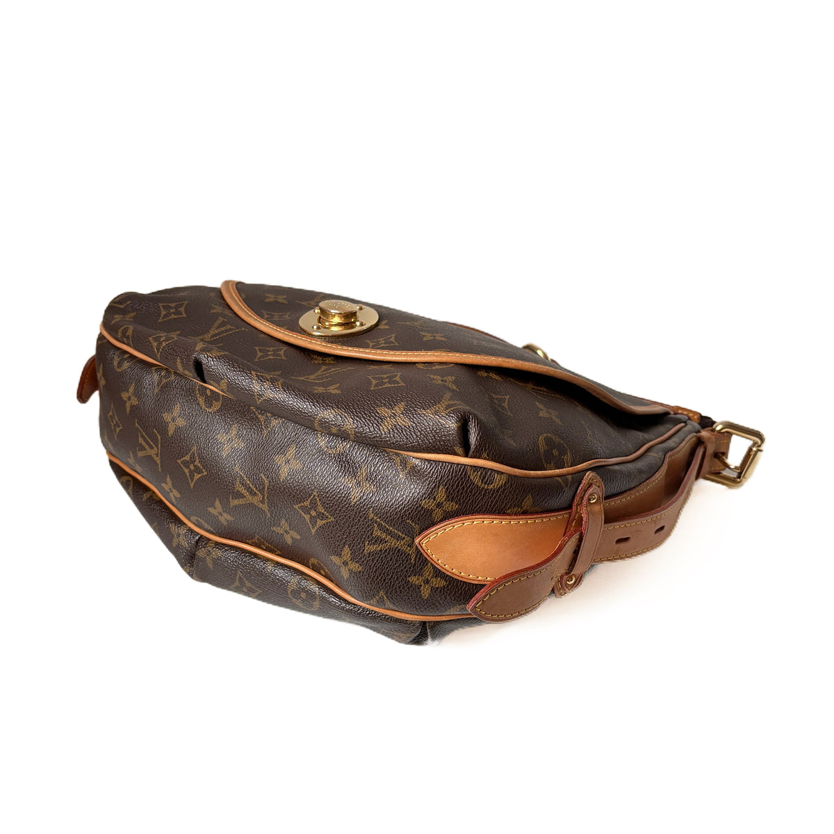 Tulum Large Monogram Brown
