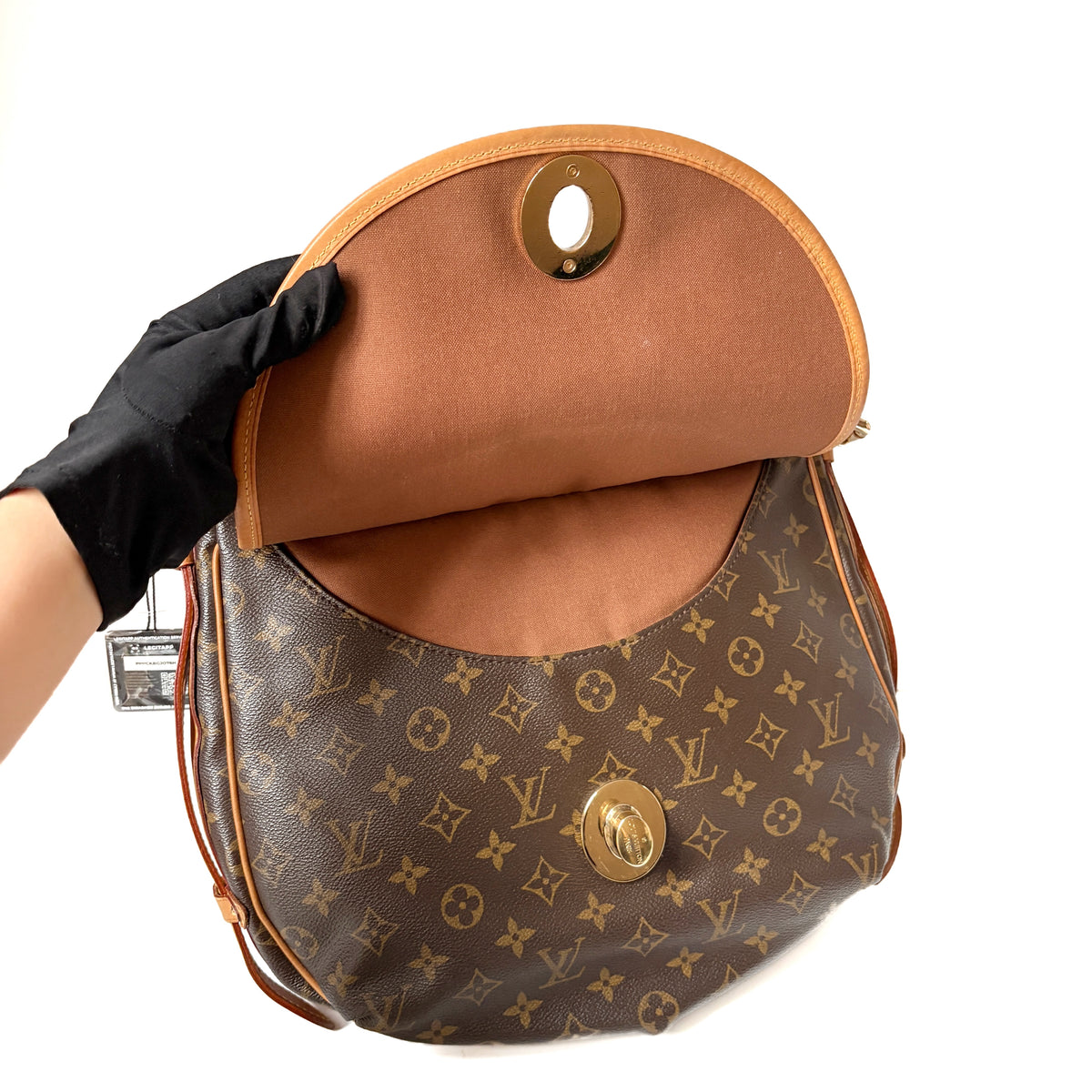 Tulum Large Monogram Brown
