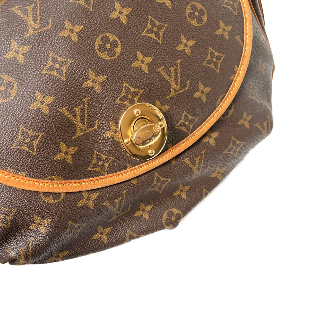 Tulum Large Monogram Brown