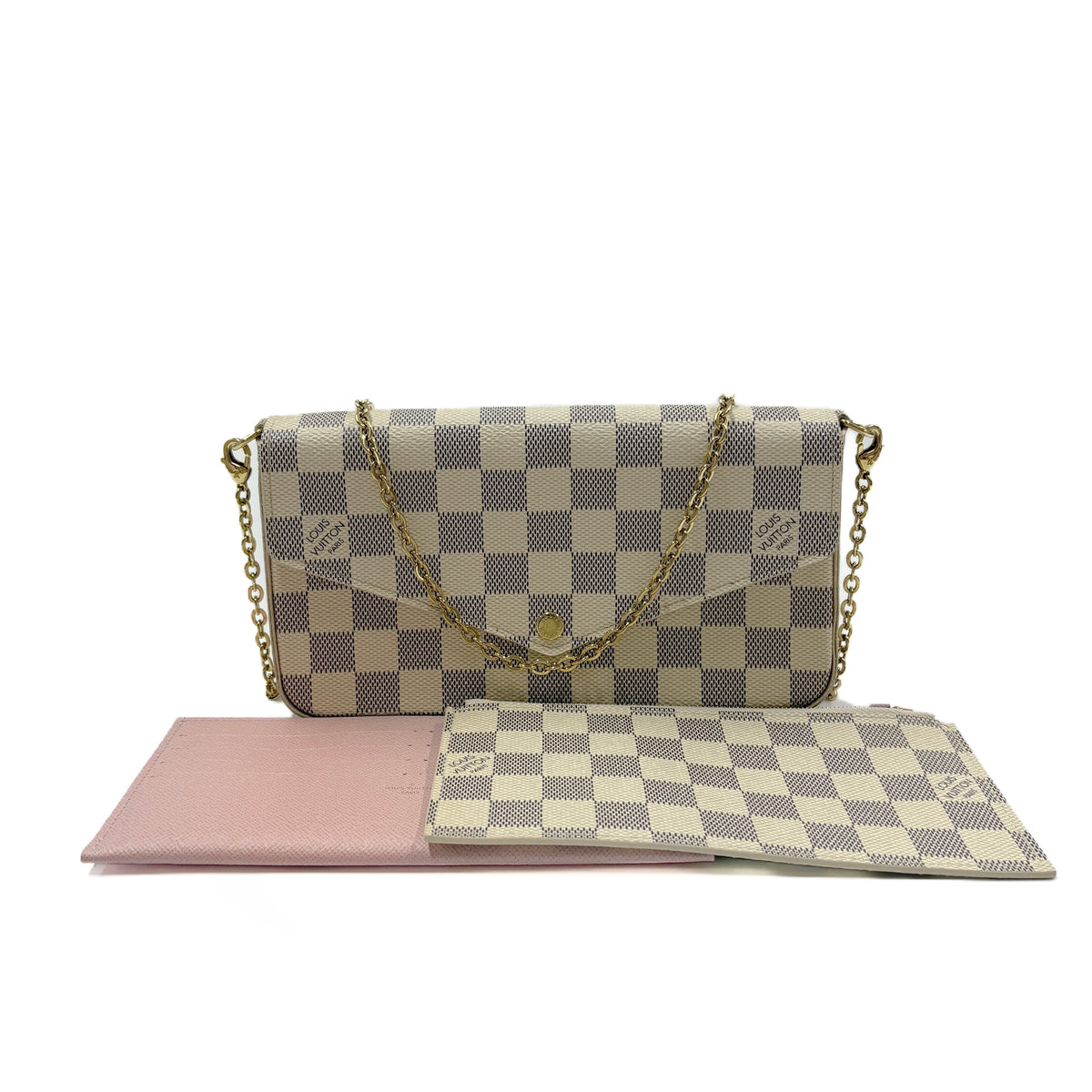 Pochette Felicie Damier White