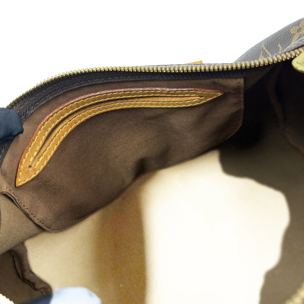 Speedy 30 Monogram with Shoulder Strap Brown