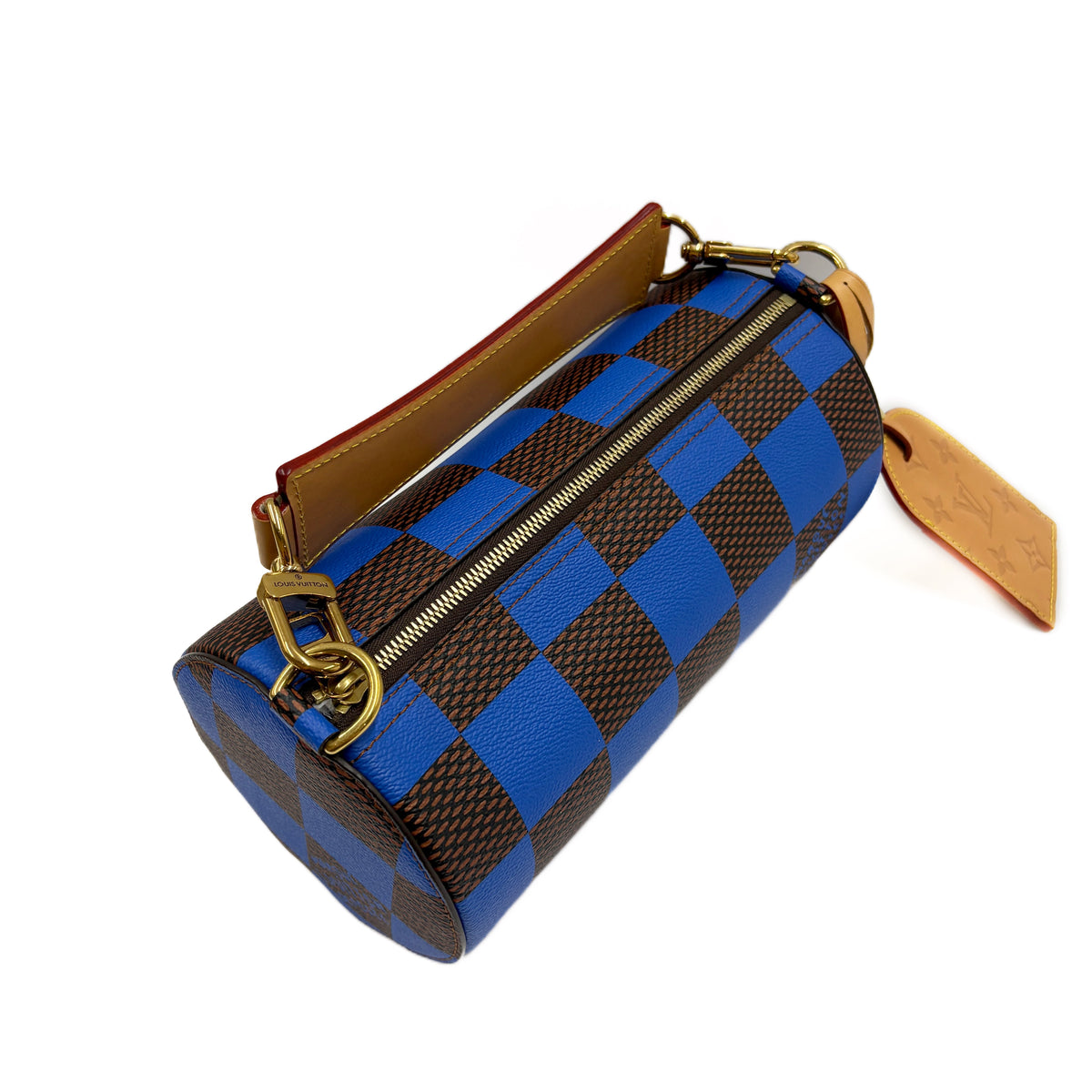 Papillon Monogram Brown and Blue
