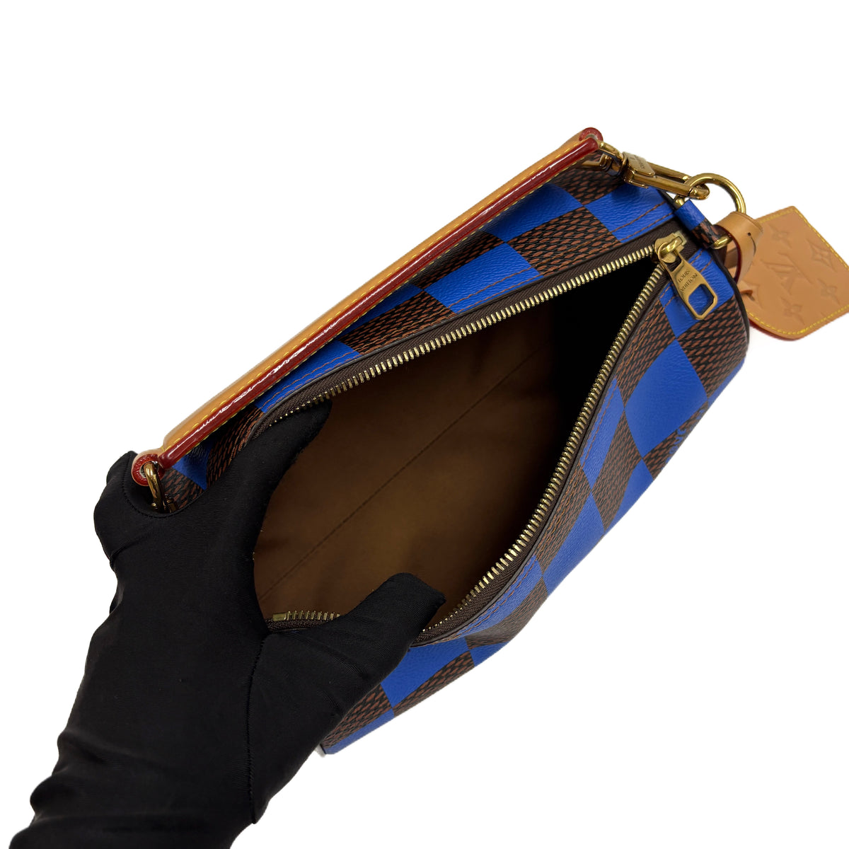 Papillon Monogram Brown and Blue
