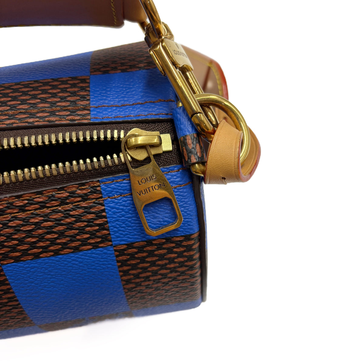 Papillon Monogram Brown and Blue