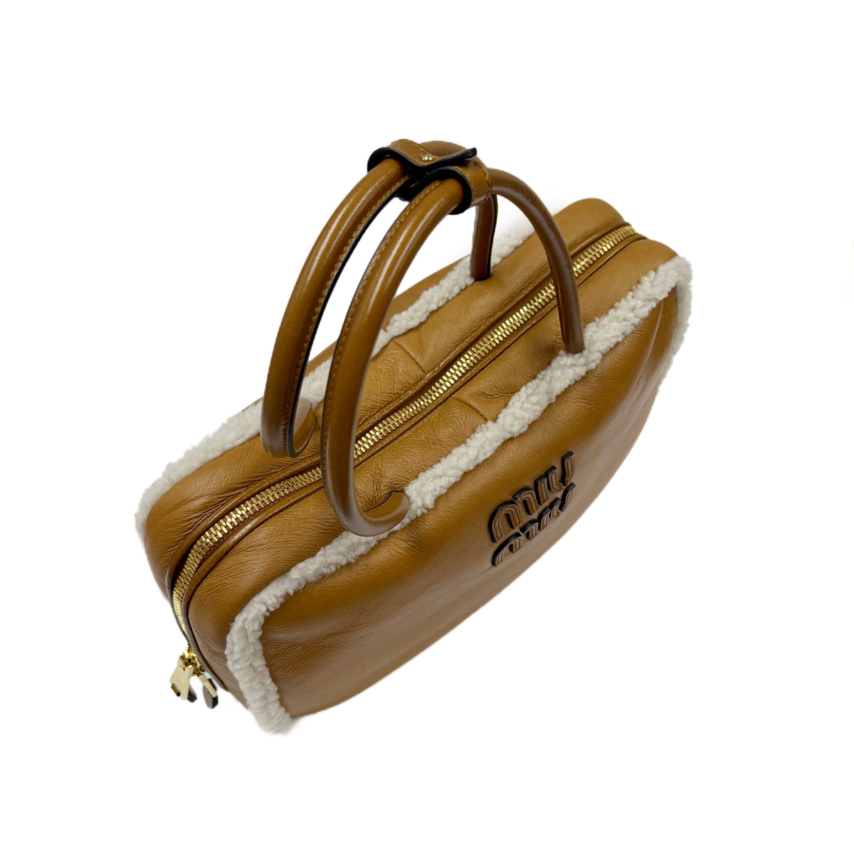 Handbag White and Brown