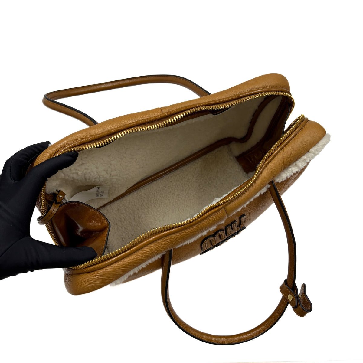 Handbag White and Brown